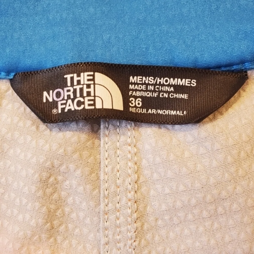 The North Face Board Shorts Men's Size 36‎ Orange and Green Stripe